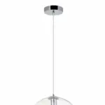 Clear Globe Glass Large Single Pendant Light