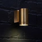 Coastal wall light antique brass