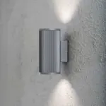 Grey Aluminium Outdoor Wall Light