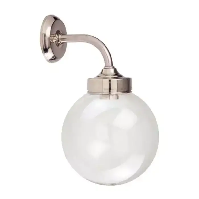 Matt-Nickel-Globe-Outdoor-Wall-Light