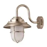 Outdoor Wall Lantern Matt Nickel