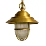 Polished Brass Outdoor Ceiling Light