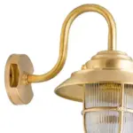 Polished Brass Outdoor Wall Lantern