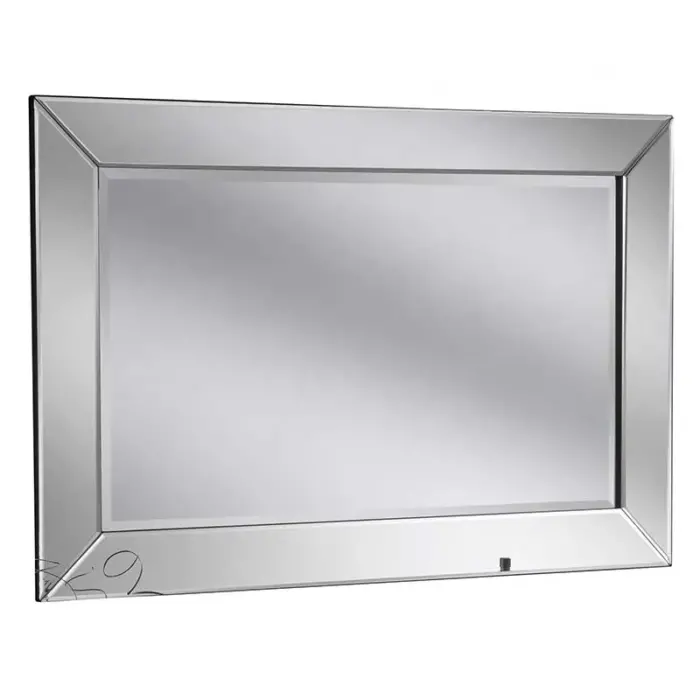 Modern Contemporary Angled Edge Mirror