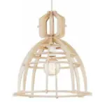 Modern Natural Wood Pendant Light