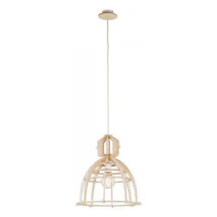 Modern Natural Wood Pendant Light