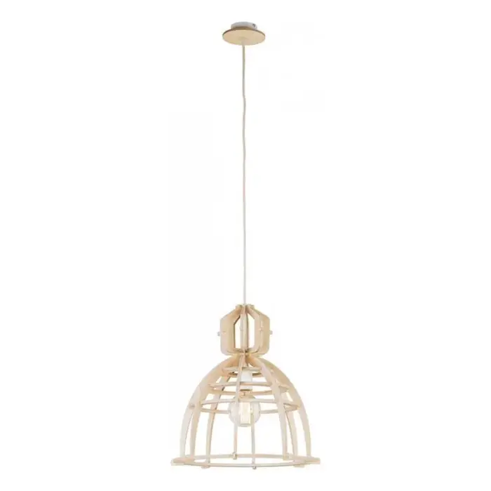 Modern Natural Wood Pendant Light