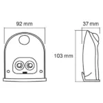 Down Sensor LED Outdoor Wall Light