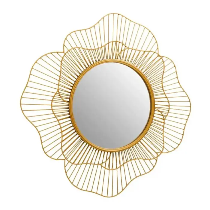 Flower Art Deco Wall Mirror