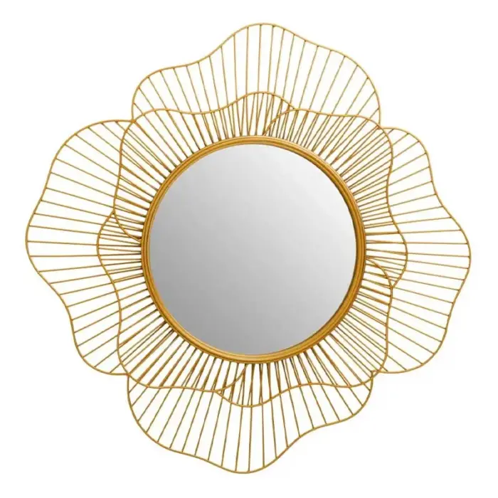 Flower Art Deco Wall Mirror