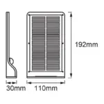 Solar Sensor LED Outdoor Wall Light