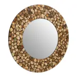 Amber Stones Modern Wall Mirror