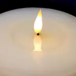 White Battery Operated LED Pillar Candle