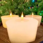 White Battery Operated LED Pillar Candle