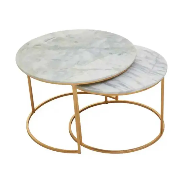 White Marble Nest Coffee Tables