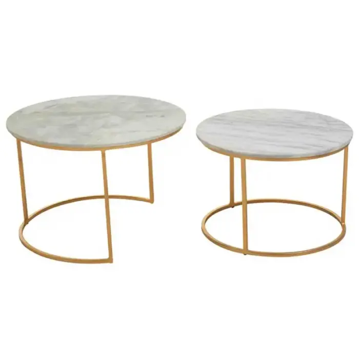 White Marble Nest Coffee Tables