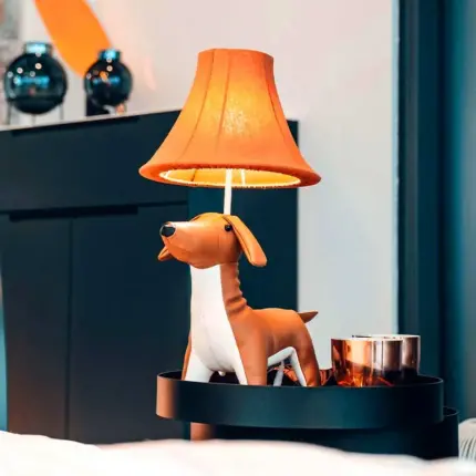 Buddy the Dachshund table lamp children's room lighting