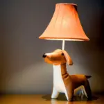 Buddy the Dachshund table lamp children's room lighting