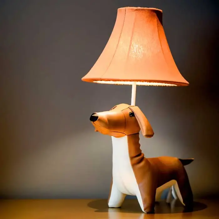 Buddy the Dachshund table lamp children's room lighting