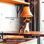 Buddy the Dachshund table lamp children's room lighting