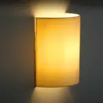 Classic White Fabric Wall Light