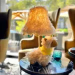 Fluffy the alpaca table lamp children's room lighting