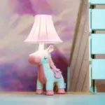 Luna the unicorn table lamp children's room lighting