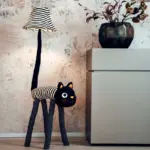 Meow the cat floor lamp children's room lighting