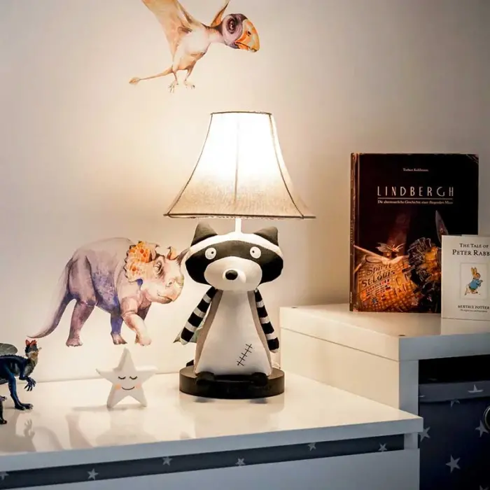 Rocky The Raccoon Table Lamp