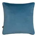 Textured Blue Boucle Fabric Cushion