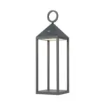 Black Outdoor Rechargeable Lantern