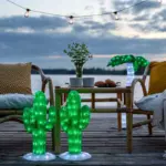 LED Acrylic Cactus Garden Decoration