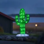 LED Acrylic Cactus Garden Decoration