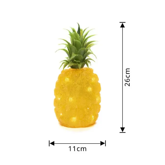 LED Acrylic Pineapple Garden Decoration