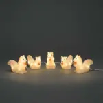 LED Acrylic Squirrels Set Garden Decoration