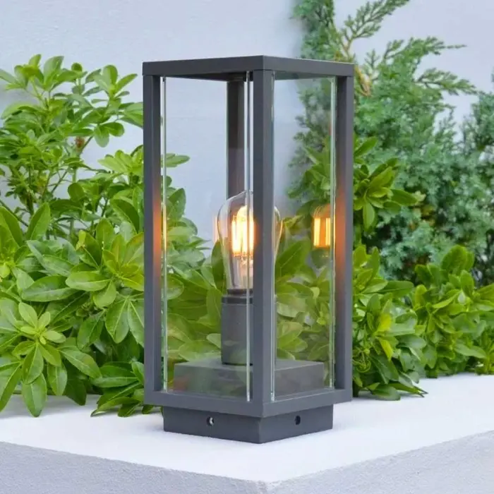 Modern Outdoor Post Pillar Top Light