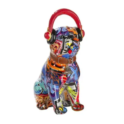 Multi Colour Bulldog Decorative Figure