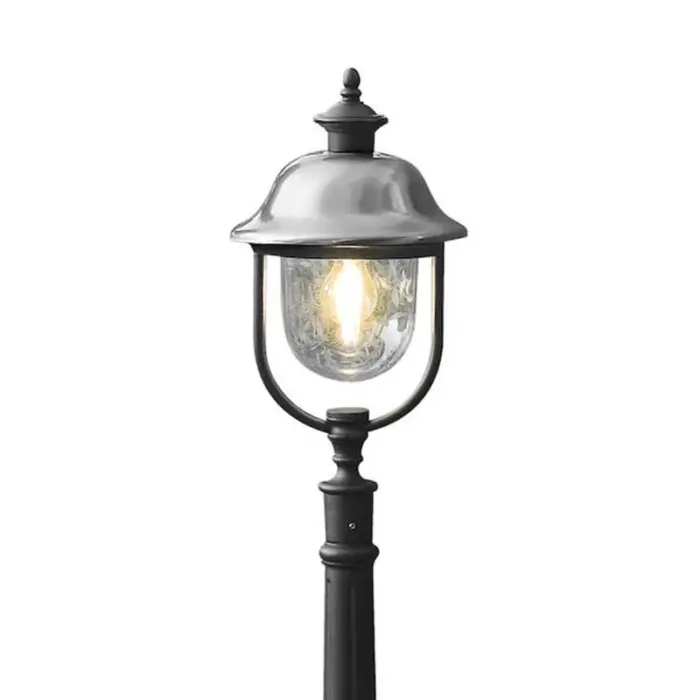 Stainless Steel Lamp Post Light Black