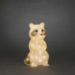 LED Acrylic Standing Raccoon Garden Decoration