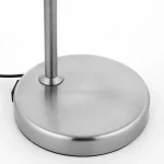 Satin Nickel Task Table Lamp With USB Port