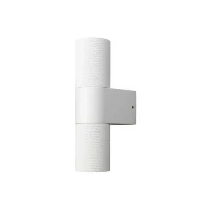 White up & down outdoor wall light for patio, entrance and garden areas