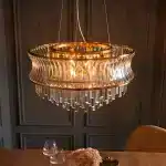 Brushed Warm Brass Chandelier Pendant Light