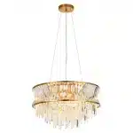 Brushed Warm Brass Chandelier Pendant Light