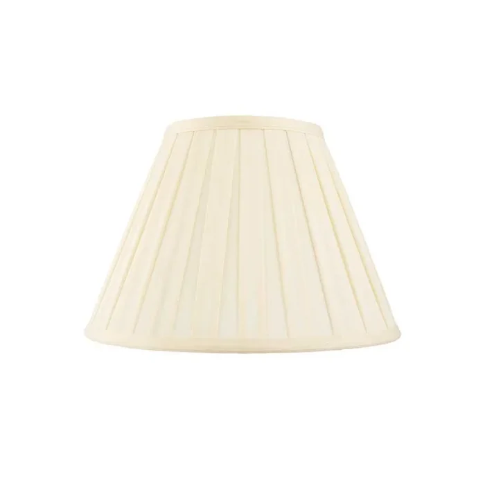 Cream Fabric Tapered Drum Lamp Shade 41CM