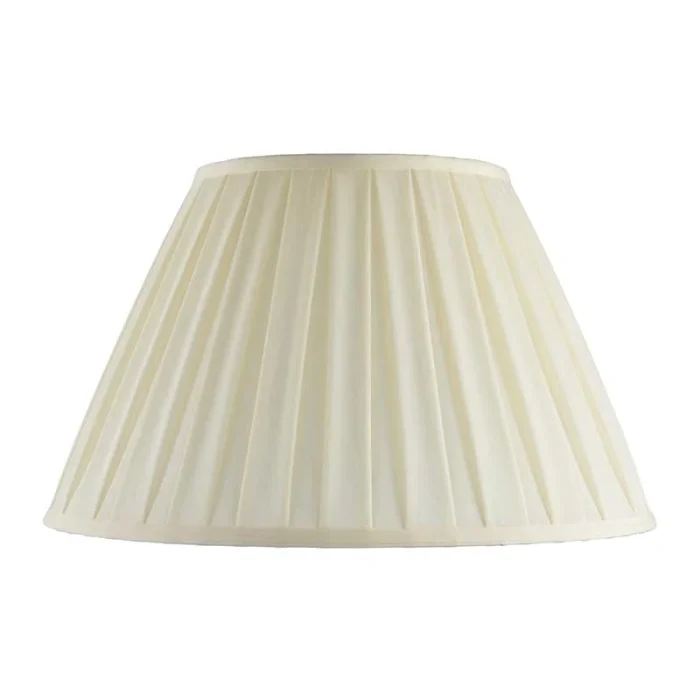 Cream Fabric Tapered Drum Lamp Shade 46CM