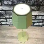 Green touch control rechargeable table lamp for indoor and outdoor use