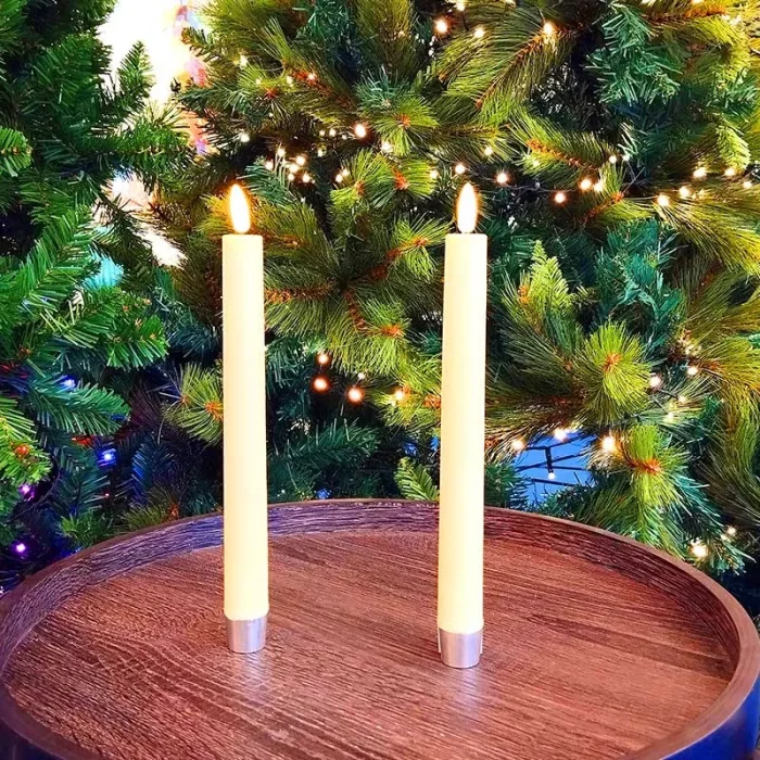 Ivory LED Christmas Candles