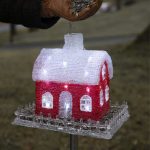 LED Bird Feed House With Timer Christmas Decoration