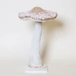 Large Champagne Mushroom Christmas Tabletop Decoration