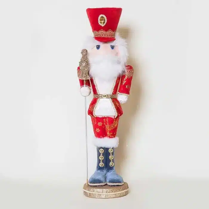 Red Nutcracker Soldier Christmas Decoration Figurine